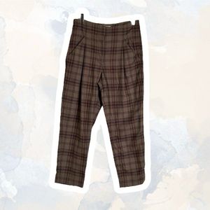 Wilfred Chambery wool plaid cropped pants